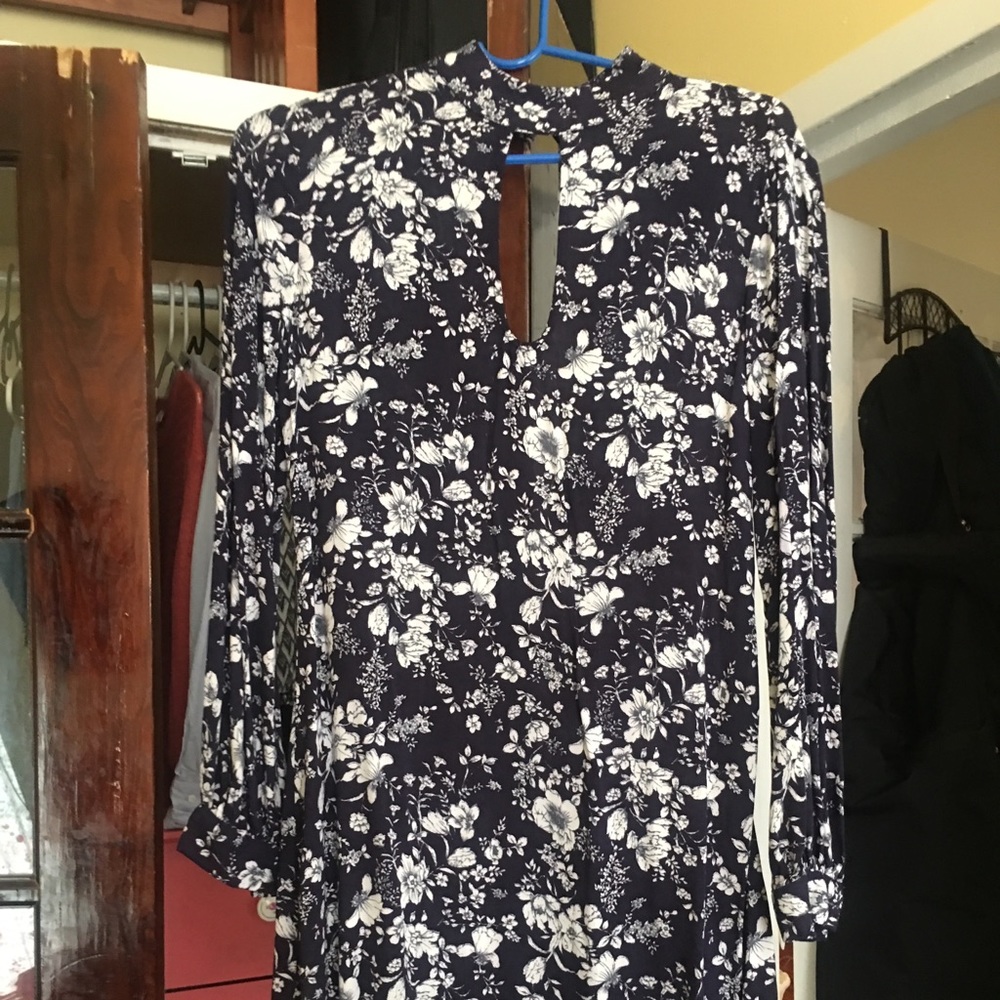 Long sleeve, boohoo dress.